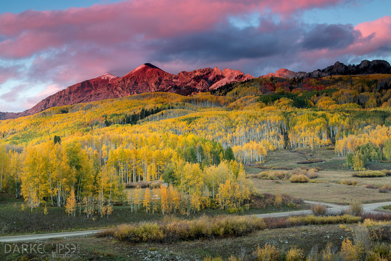 Sunset at Ruby Peak and The Dyke