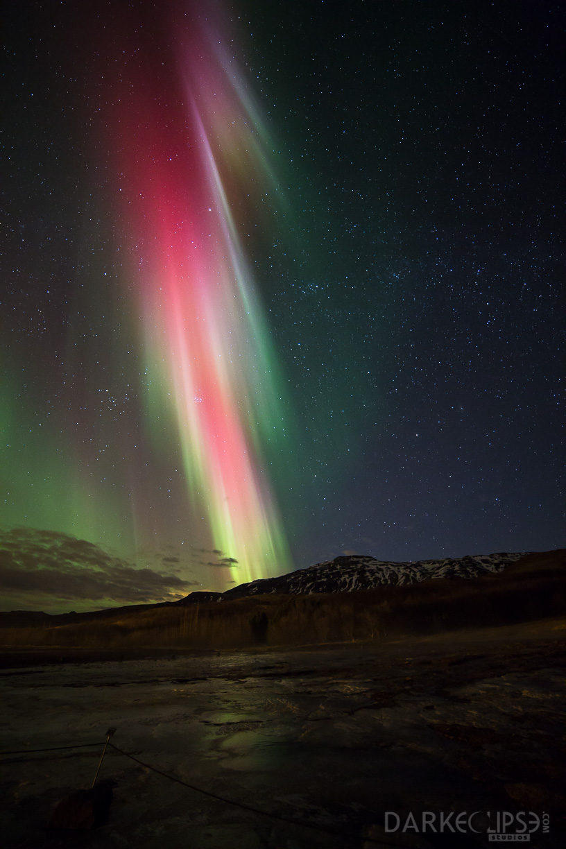 Strokkur Northern Lights 0227-3557